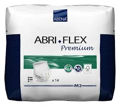 ABRI FLEX luier - Medium 2 - Plus - Blauw PAK 1 x 14 stuks